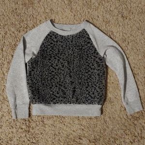Girls 5/6 Fuzzy Pullover Sweatshirt